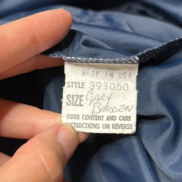 Vintage Uniroyal Eau Claire, Wi Button Up Lightweight Jacket Large - Picture 8 of 12